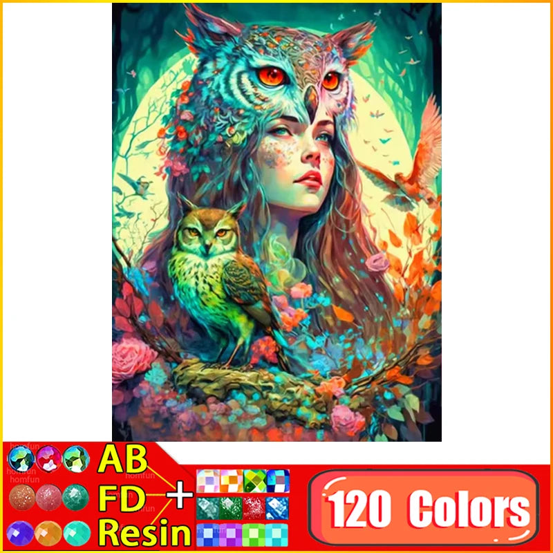 DIY Diamond Painting Kit "Animals" 5D Square/Round Drills