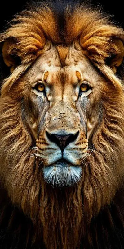 Fullcang Lion King Large Size DIY Diamond Painting Kits Animals Full Square / Round Drill Mosaic Wall Decor