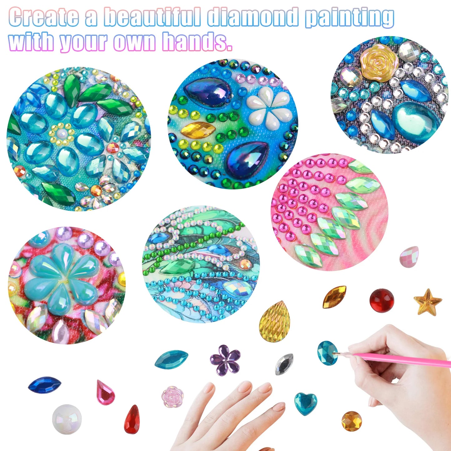 Special Shape Diamond Art Painting, Elegant Lady Crystal Rhinestone