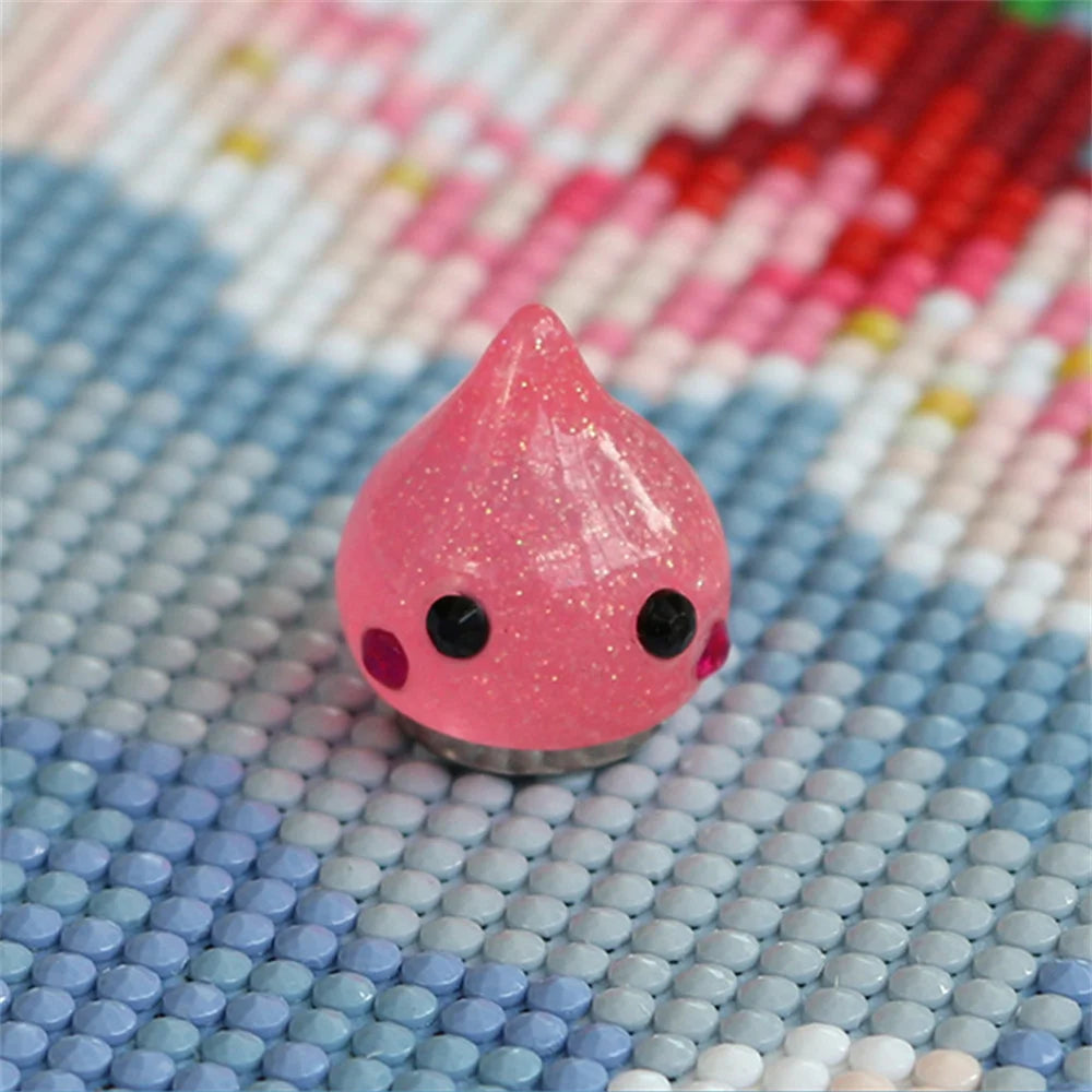 1PC Diamond Painting Magnet Cover Holder Glitter Drop Multi-function Parchment Paper Locator Cross Stitch DIY Crafts Tools