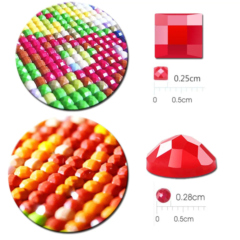 Elegant Lady DIY Diamond Painting Full Square / Round Drill, Large Size