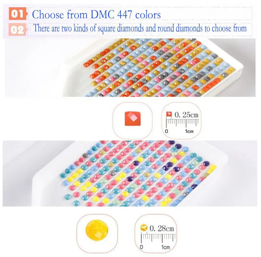 5D DIY Scarf Covered Face Woman Flower Full Square / Round Drill Diamond