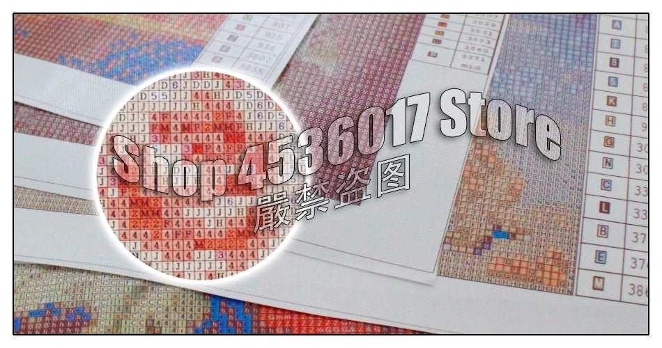 DMC 447 Colors Rhinestone 5D DIY Accessory Arts Full Round / Square Drill