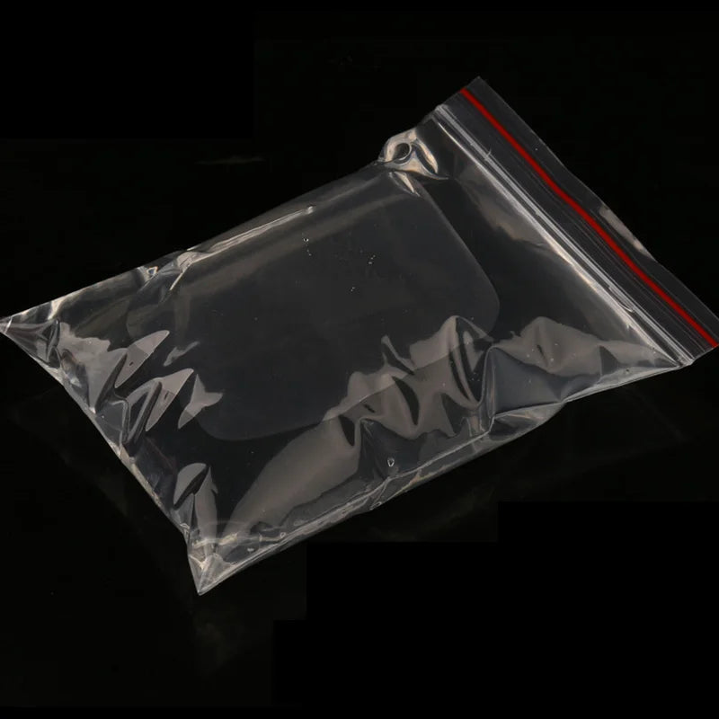 HOMFUN 100pcs/lot 5D DIY Diamond Painting Tools Plastic Self Adhesive Bags Drills Glued Stone Storage Sealing Bag Craft Supplies