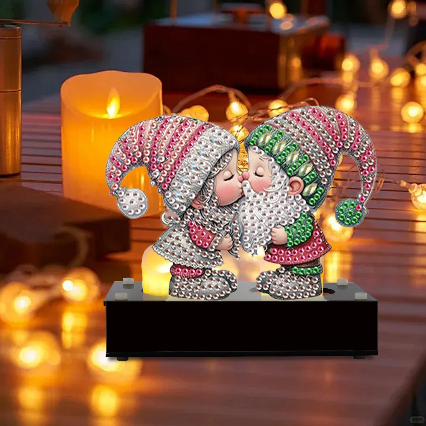 Diamond Painting Candle Holder Ornaments Desktop Tea Light Candle Holder