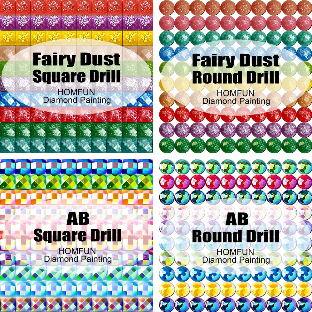DIY Diamond Painting Kit "Animals" 5D Square/Round Drills