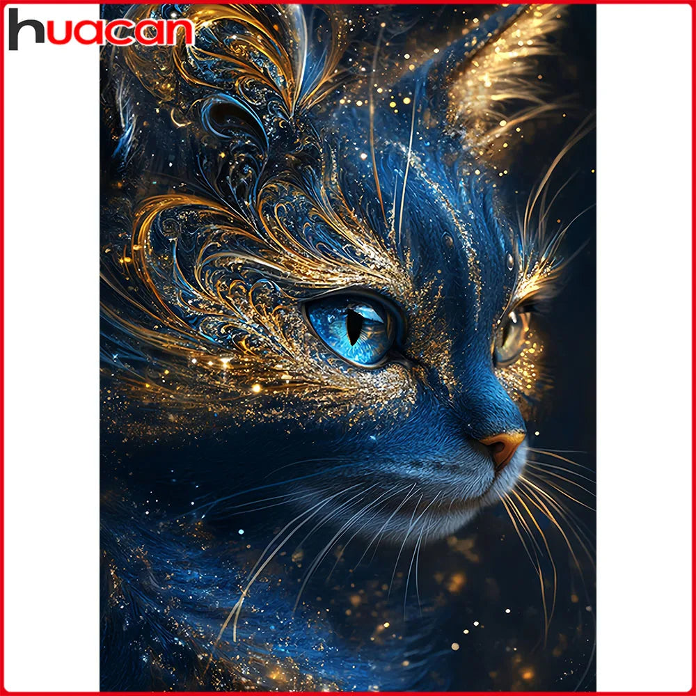 Huacan Diamond Painting Cat Diamond Complete Kit Full Square / Round Drill