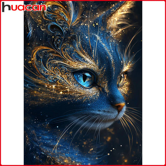 Huacan Diamond Painting Cat Diamond Complete Kit Full Square / Round Drill