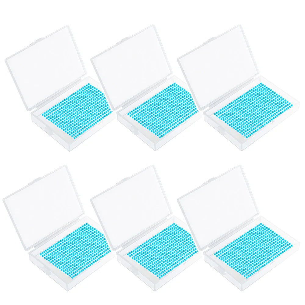 6pcs/ Set New 2 In 1 Diamond Art Tray Storage Box, Diamond Painting Tools Accessies, Storage Box For DIY Crafts