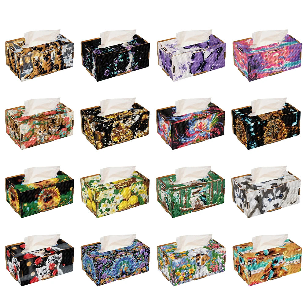 Tissue Box Kits Diamond Art Tissue Box DIY