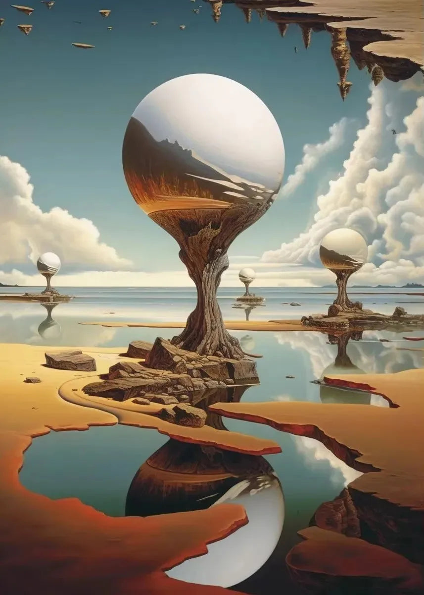 Surrealism Wall Art Salvador Dali Painting Print Famous Artwork Poster Diamond Painting Full Square / Round Drill