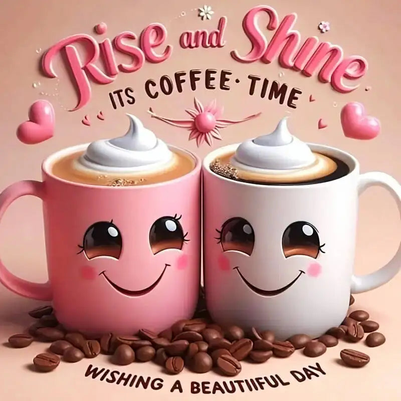 DIY Diamond Art Paintings Kits Crafts Coffee Cup Cozy Mosaic Rhinestones Kitchen Home Decor Embroidery Toys Cross Stitch Gift
