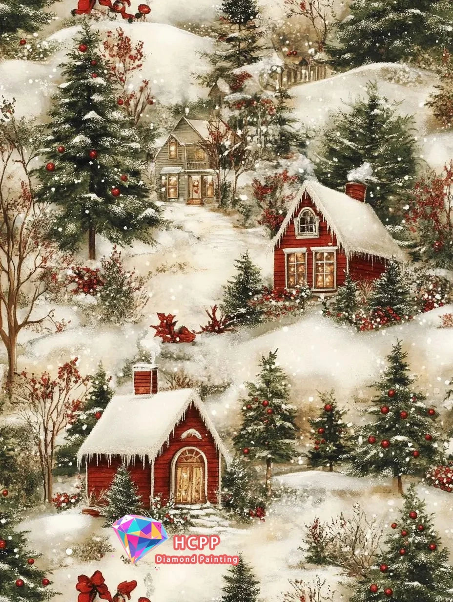 Vintage Santa Claus Diamond Painting Square/Round Drills