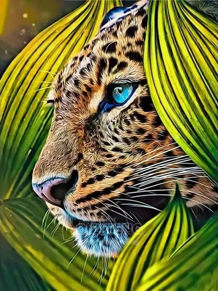 5D DIY Diamond Painting Tiger / Cheetah Full Square / Round Drill