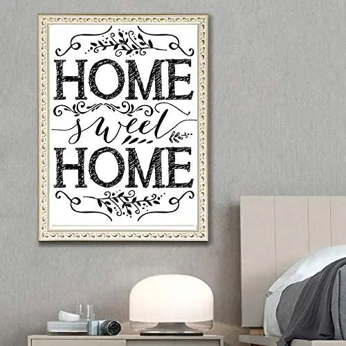 5D Diamond Painting Full Square / Round Family Poster Heart Text Love