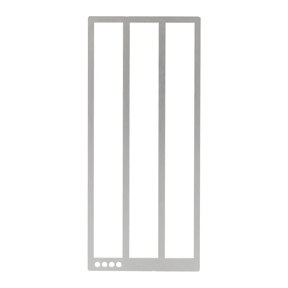 DIY Diamond Painting Ruler Textured Grid Tool Non-Slip Straight Drill Ruler Metal Diamond Painting Drill Ruler