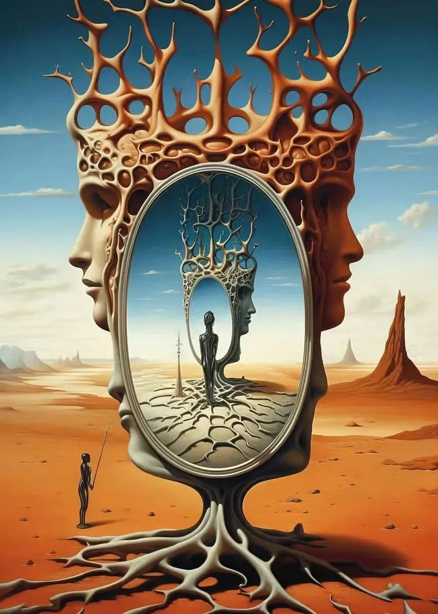 Surrealism Wall Art Salvador Dali Painting Print Famous Artwork Poster Diamond Painting Full Square / Round Drill