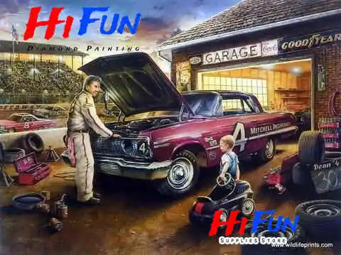 Vintage Classic Cars Diamond Painting, Square / Round Drill Diamond Art Kits, Automotive Art