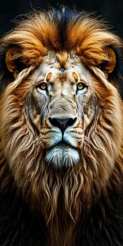 Fullcang Lion King Large Size DIY Diamond Painting Kits Animals Full Square / Round Drill Mosaic Wall Decor