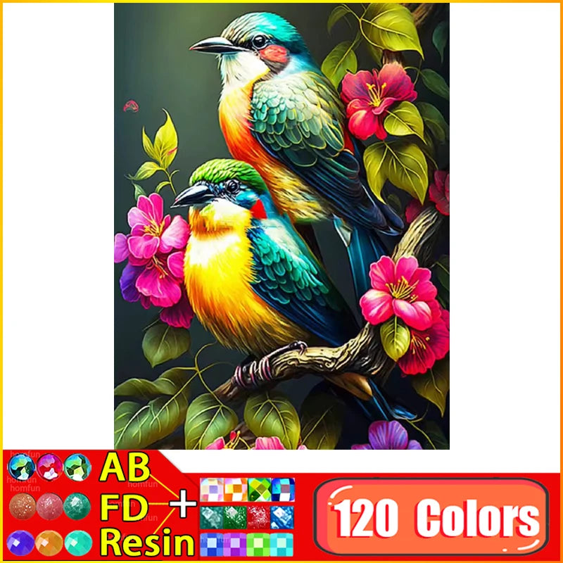 DIY Diamond Painting Kit "Animals" 5D Square/Round Drills