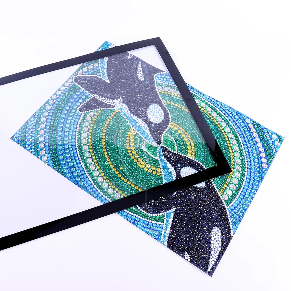 3pcs Magnetic Diamond Painting Frames Set 30x40/30x30cm 2 Sizes Self-Adhesive for Diamond Art Embroidery Photos Posters