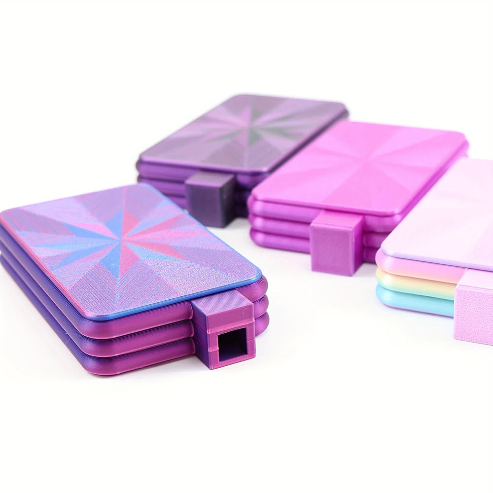 Gradient Color Diamond Art Tray With Lid, Diamond Painting Storage Box, DIY Crafts Tools Accessories