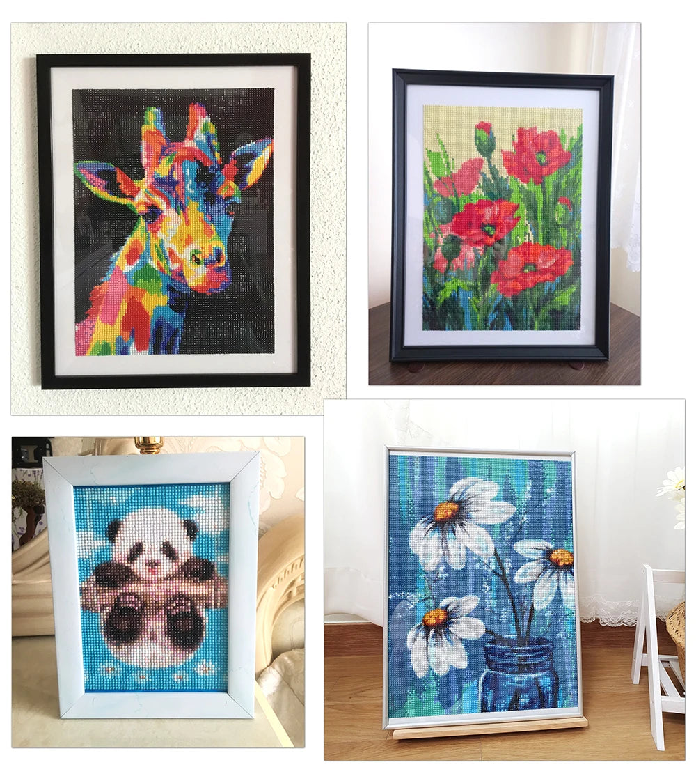 5D DIY Diamond Painting Kit Mushroom, Butterfly, Frog
