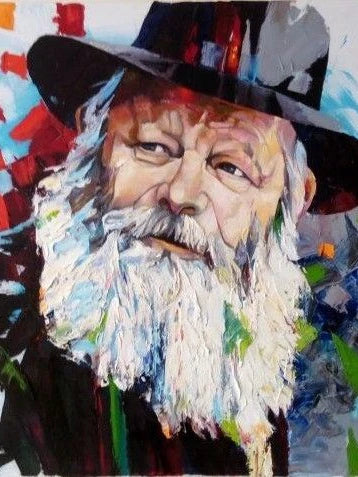 Jewish Rabbi Lubavitch, Full Round DIY Diamond Painting Kits