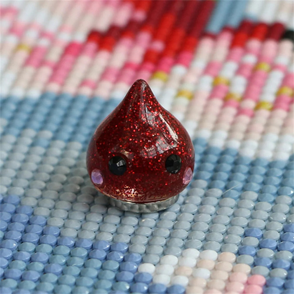 1PC Diamond Painting Magnet Cover Holder Glitter Drop Multi-function Parchment Paper Locator Cross Stitch DIY Crafts Tools