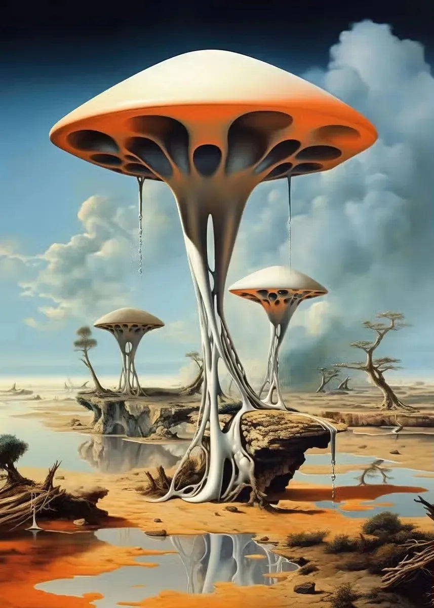 Surrealism Wall Art Salvador Dali Painting Print Famous Artwork Poster Diamond Painting Full Square / Round Drill