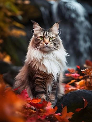 New Maine Coon DIY Diamond Art Painting Kits Crafts Big Cats Portrait Sets Embroidery Mosaic Hand Gift Home Decor Cross Stitch