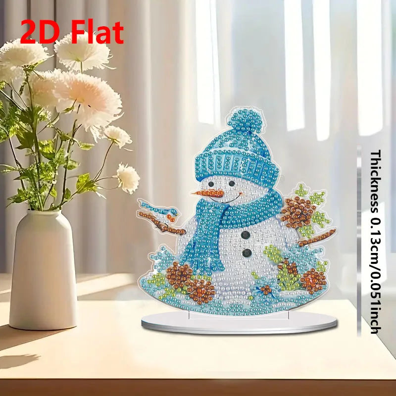 1pc DIY Diamond Painting Christmas Table Decoration