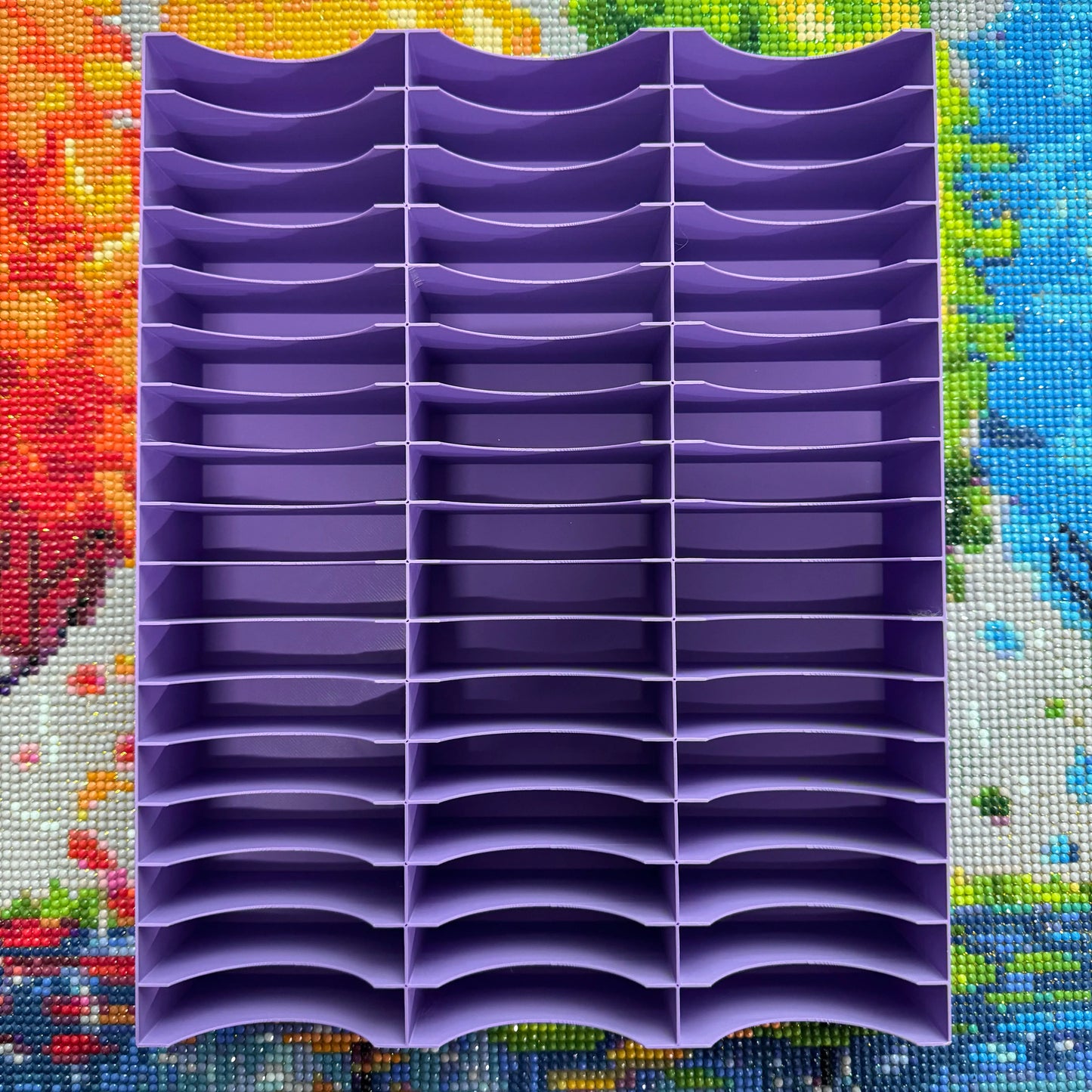 51 Grid Diamond Painting Ziplock Bag Storage Box, Diamond Painting Accessories Tray, Diamond Painting Tool Kit Storage Box