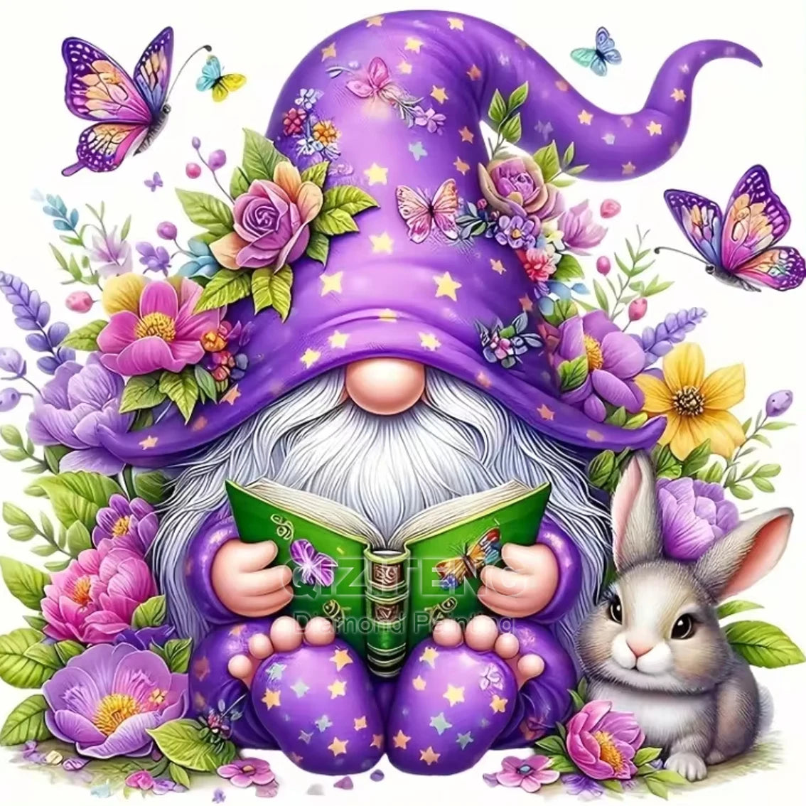 DIY Christmas Diamond Painting Gnome Full Diamond Mosaic Cartoon Elf Cross Stitch Set Art Festival Home Decoration Gift