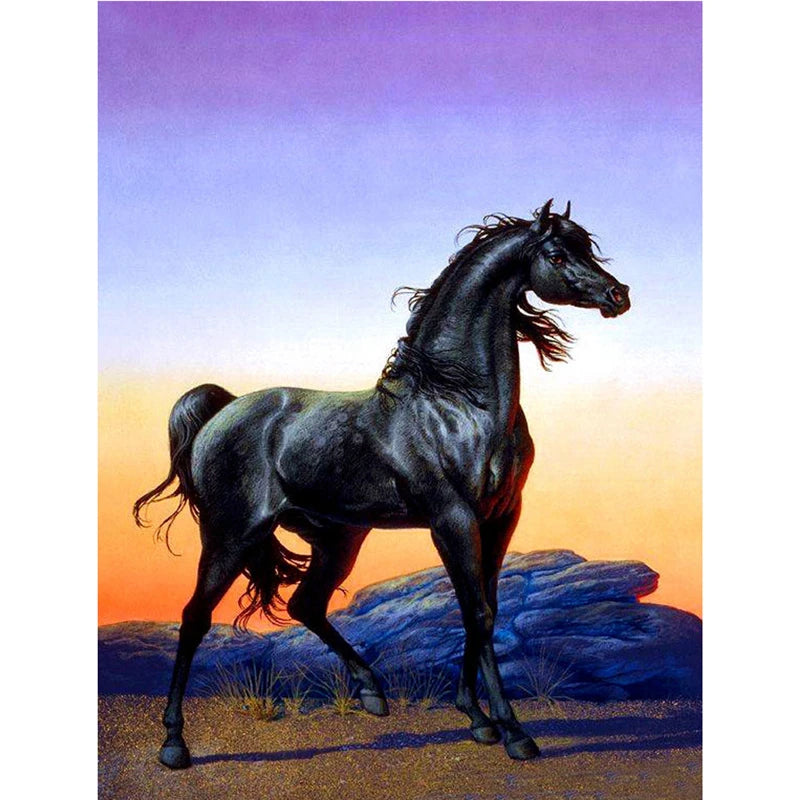 Yumeart DIY Diamonds Painting Horse Mosaic Full Square Drills