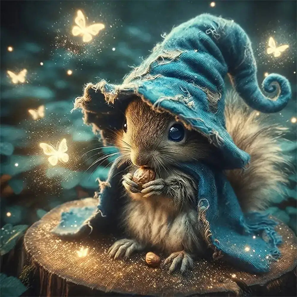 Momoart Diamond Painting Squirrel Animal DIY Pattern For Adults / Beginners Square / Round Full Drill