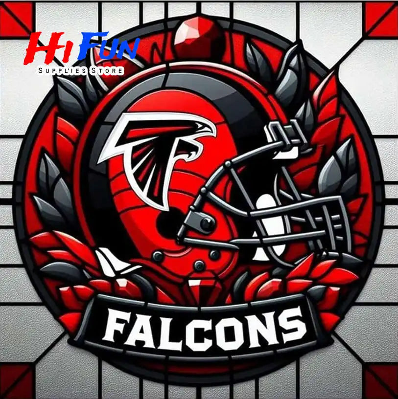 Full Drill Diamond Painting American Traditional Style Football Helmets For Sports Fans Full Square / Round Drill