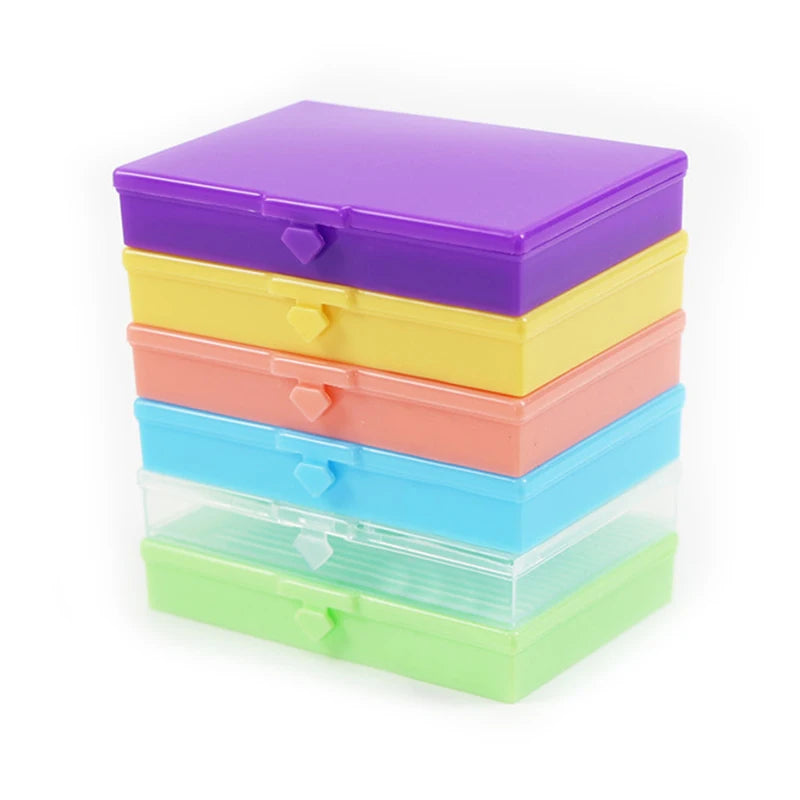 6pcs/ Set New 2 In 1 Diamond Art Tray Storage Box, Diamond Painting Tools Accessies, Storage Box For DIY Crafts