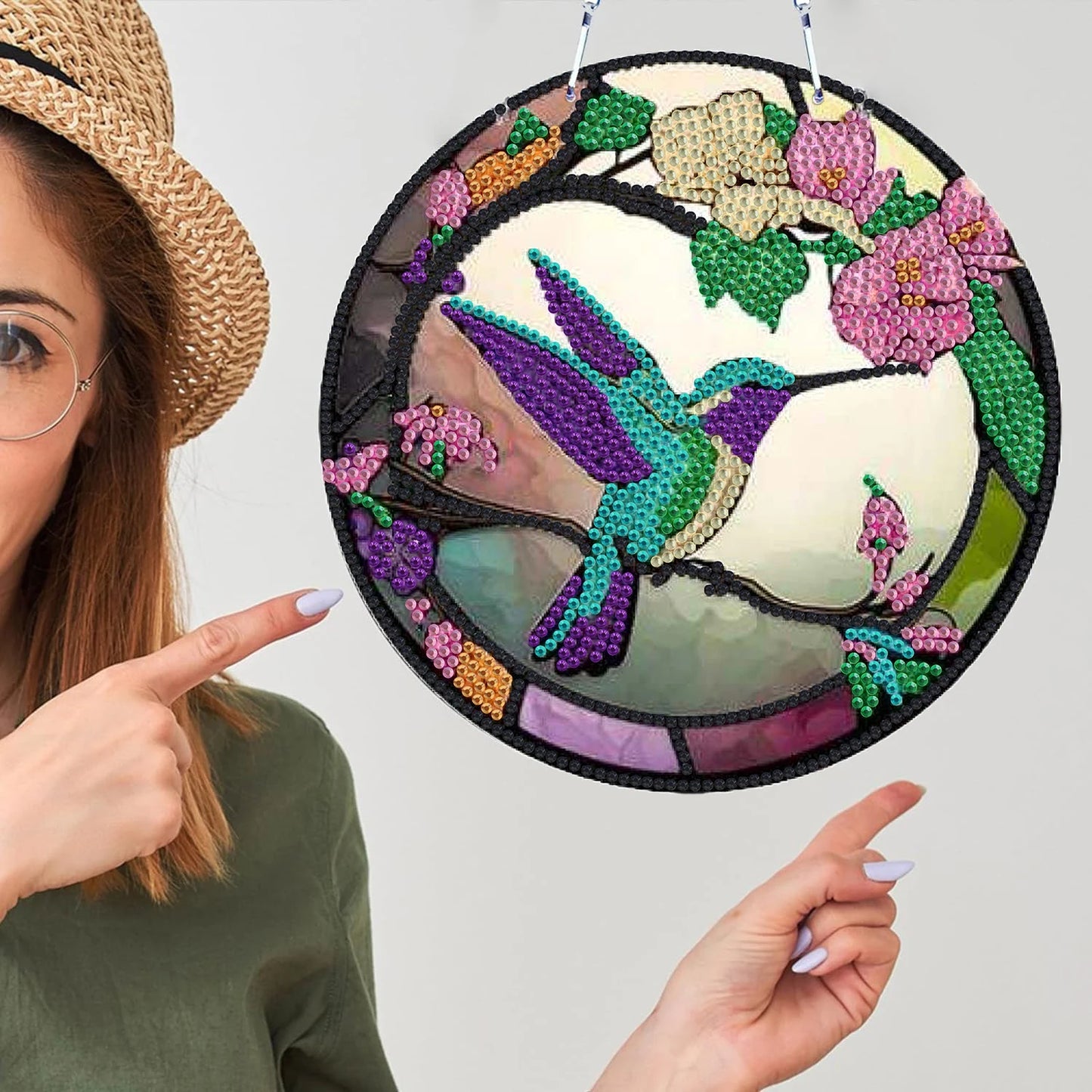 1pc/Set DIY Butterfly Diamond Painting Door Hanging Diamond Art Special Schapes