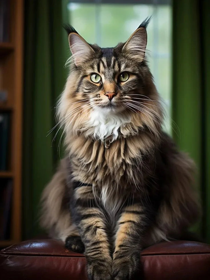 New Maine Coon DIY Diamond Art Painting Kits Crafts Big Cats Portrait Sets Embroidery Mosaic Hand Gift Home Decor Cross Stitch