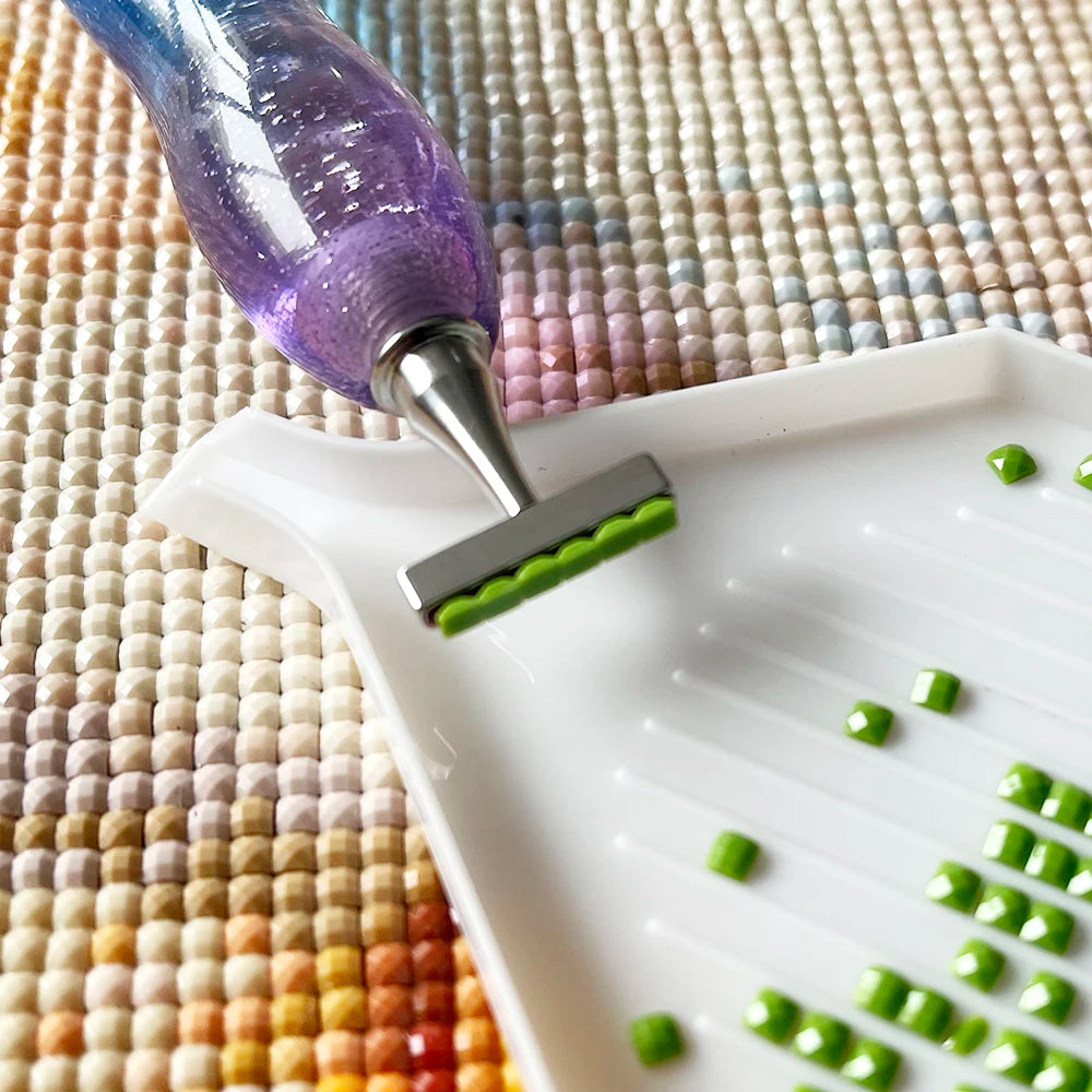 HOMFUN Diamond Painting Pen, Multifunctional Metal Screw Thread Tips Accessories