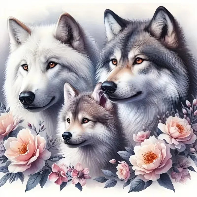 HUACAN 5D DIY Diamond Painting Peony Flowers Square / Round Full Drill