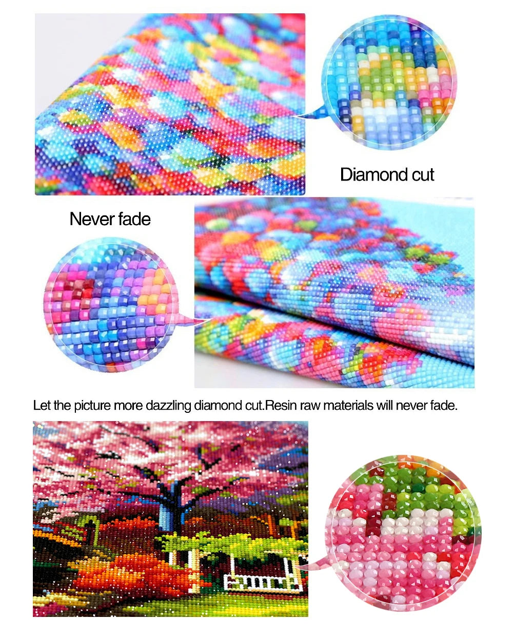5D Blue Cat DIY Diamond Painting Full Round Mosaic