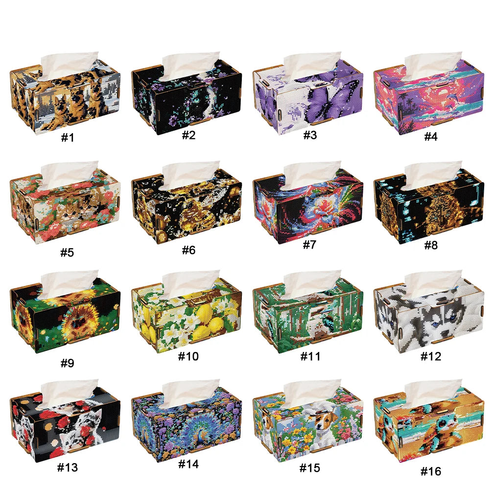 Tissue Box Kits Diamond Art Tissue Box DIY