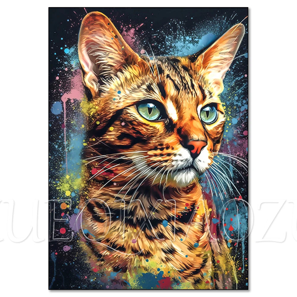 DIY Diamond Painting Cat, Dog, Swan, Other Animals Diamond Painting Full Square / Round Drill