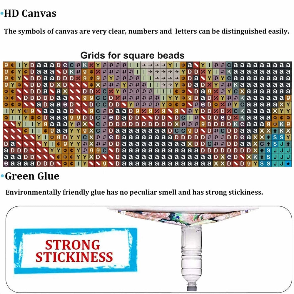 USA Red White Blue Eagle Flag, DIY Diamond Painting Kits Statue of Liberty, Square/Round Drills