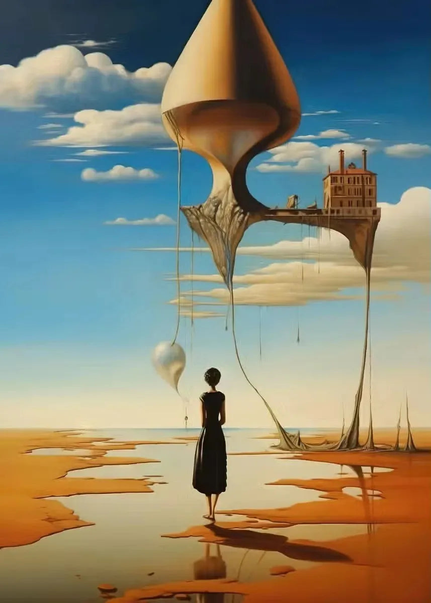 Surrealism Wall Art Salvador Dali Painting Print Famous Artwork Poster Diamond Painting Full Square / Round Drill
