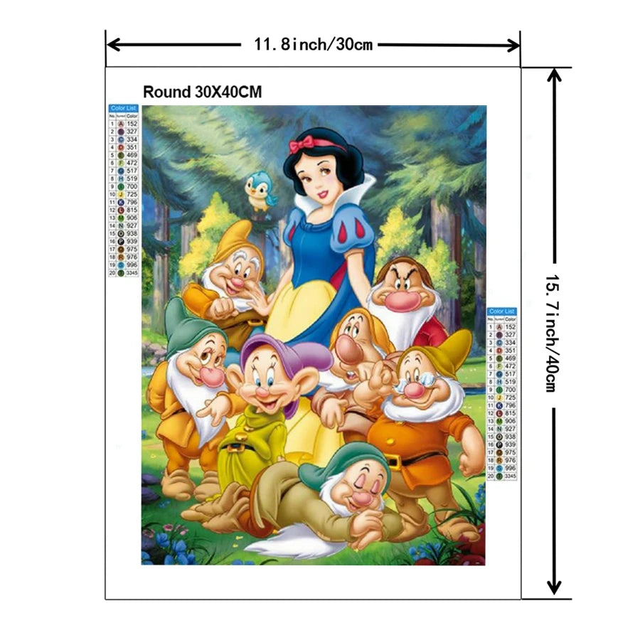 DIY Diamond Painting Mickey Mouse, Donald Duck, Snow White, & Others Collection