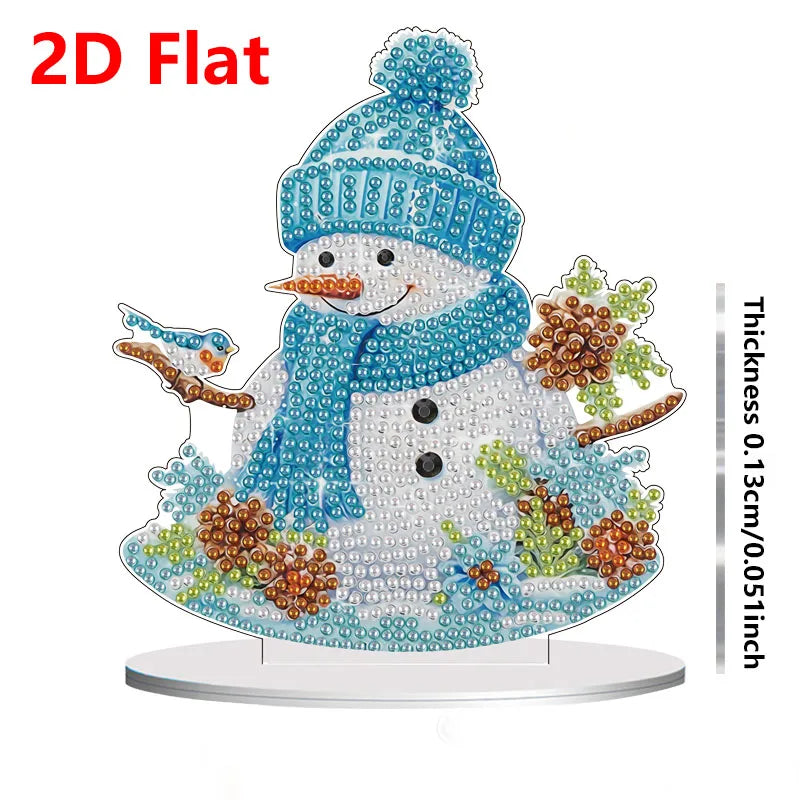 1pc DIY Diamond Painting Christmas Table Decoration