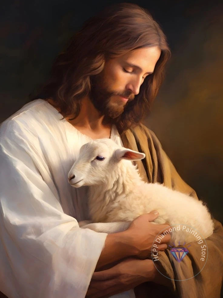 Jesus Christ Cross Diamond Painting Kit 5D DIY Round Drill